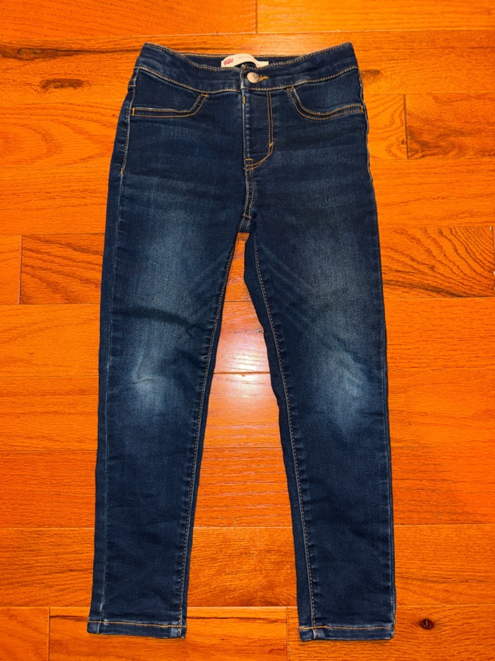 Levi's Dark Blue Kids Pull-On Jegging Jeans 6 Regular